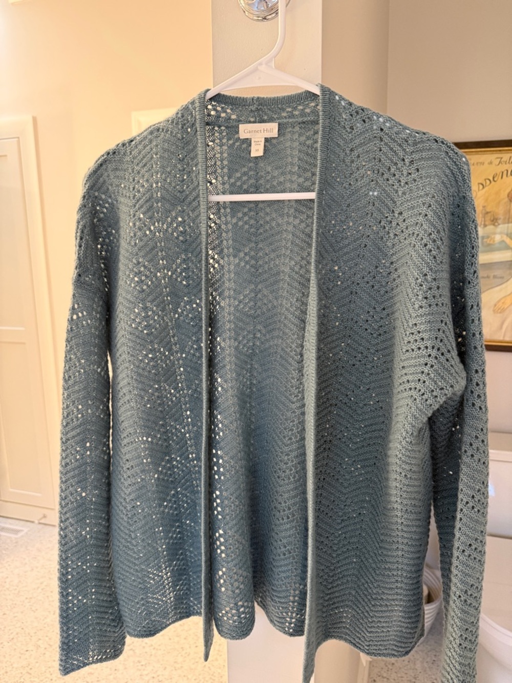 Garnet Hill Cashmere Linen Cardigan